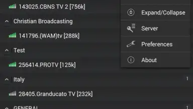Capture d'écran de SopCast 5