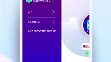 Capture d'écran de 翻牆到大陆 免費使用 ( OpenWorld VPN ) 1