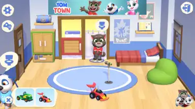Capture d'écran de Talking Tom Town 1