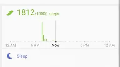 Capture d'écran de Samsung Health (Android Wear) 13