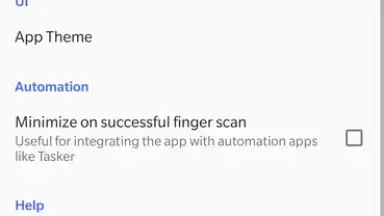 Capture d'écran de Remote Fingerprint Unlock 3