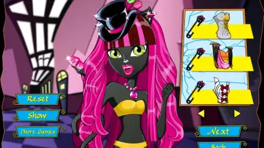 Capture d'écran de Monster Catty Noir Hair Salon 2