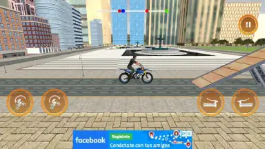 Capture d'écran de London City Motorbike Stunt Riding Simulator 8