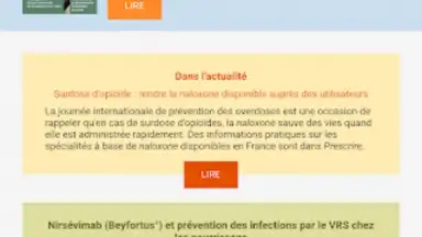 Capture d'écran de Application Prescrire 3