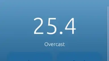 Capture d'écran de WeatherApp 2