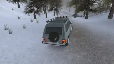 Capture d'écran de Forest Roads. Niva 2