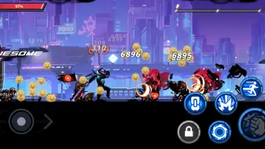 Capture d'écran de Cyber Fighters 1