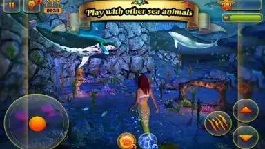 Capture d'écran de Cute Mermaid Simulator 3D 4