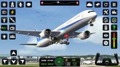 Capture d'écran de Airplane Flying Pilot Games 1