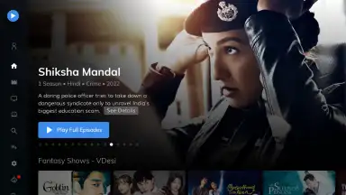 Capture d'écran de MX Player TV 2