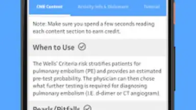 Capture d'écran de MDCalc Medical Calculator 9