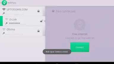 Capture d'écran de WifiPass Free Internet 1