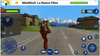 Capture d'écran de Bear Rope Hero Vice Town 8