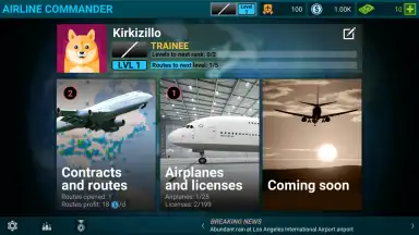 Capture d'écran de AIRLINE COMMANDER 8