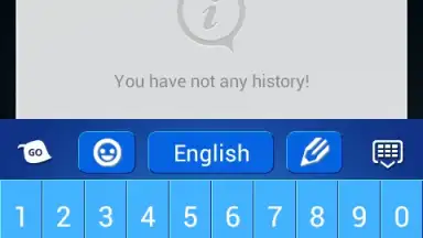 Capture d'écran de Blue Keyboard 4