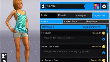 Capture d'écran de Avakin Poker 1