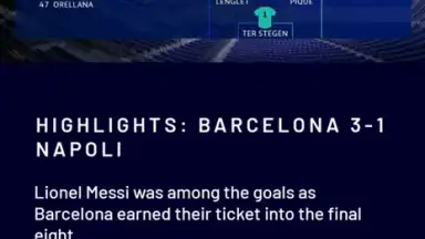Capture d'écran de UEFA.tv 4