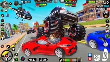 Capture d'écran de Police Monster Truck Car Games 7