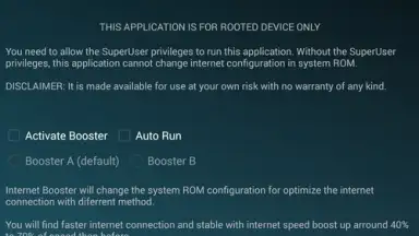 Capture d'écran de Internet Booster (root) 3