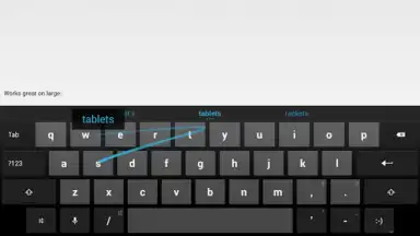Capture d'écran de Android Keyboard (AOSP) 3