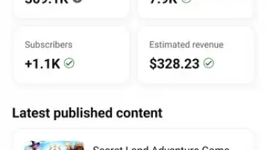 Capture d'écran de YouTube Studio 1