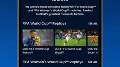 Capture d'écran de FIFA+ | Football entertainment 15