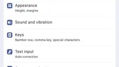 Capture d'écran de Yandex Keyboard 24