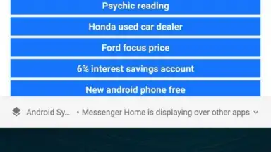 Capture d'écran de Messenger Home 3