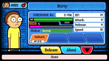 Capture d'écran de Pocket Mortys 12