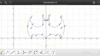 Capture d'écran de GeoGebra 3