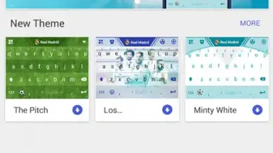Capture d'écran de Real Madrid Kika Keyboard 3