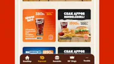 Capture d'écran de BURGER KING® Magyarország 5