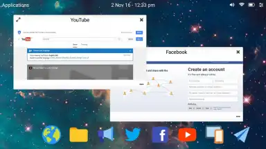 Capture d'écran de Leena Desktop UI 1