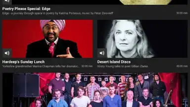 Capture d'écran de BBC iPlayer Radio 11