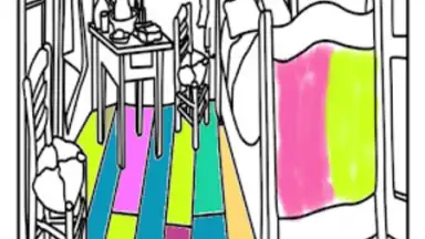 Capture d'écran de Vincent van Gogh Coloring Book 3