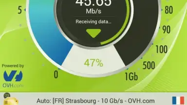 Capture d'écran de nPerf Speed Test 8