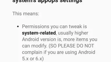 Capture d'écran de App Ops 1