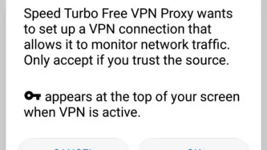 Capture d'écran de Speed Turbo Free VPN Proxy 1