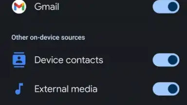 Capture d'écran de Google Play services 3