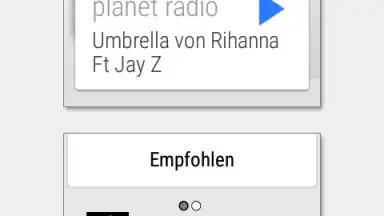 Capture d'écran de radioplayer 1