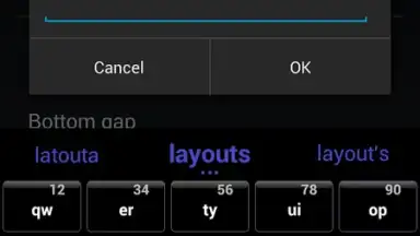 Capture d'écran de Jelly Bean Keyboard 4.3 6