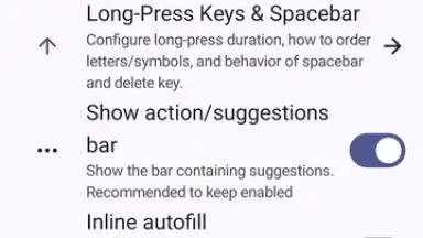 Capture d'écran de FUTO Keyboard 6