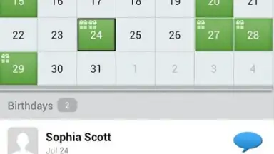 Capture d'écran de MyCalendar Beta 3