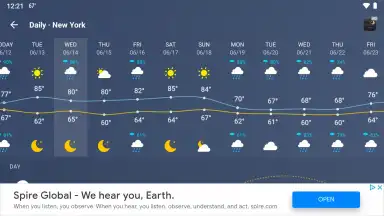 Capture d'écran de Weather - Accurate Weather App 1