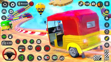Capture d'écran de Tuk Tuk Taxi Driving Games 3D 3