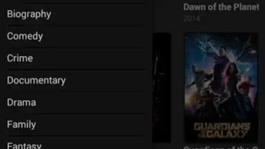 Capture d'écran de Popcorn Time 1