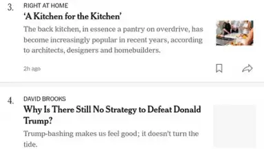 Capture d'écran de The New York Times 5