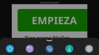 Capture d'écran de Microsoft Edge Dev 7