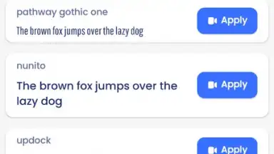 Capture d'écran de Font Keyboard 5