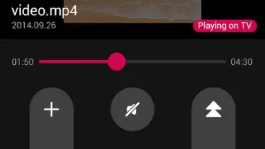 Capture d'écran de LG TV SmartShare-webOS 1